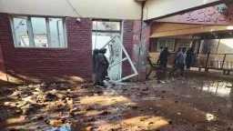 استهداف المستشفى السعودي في مدينة...