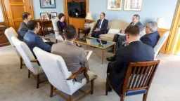 وزير الخارجية يلتقي رئيسة لجنة...